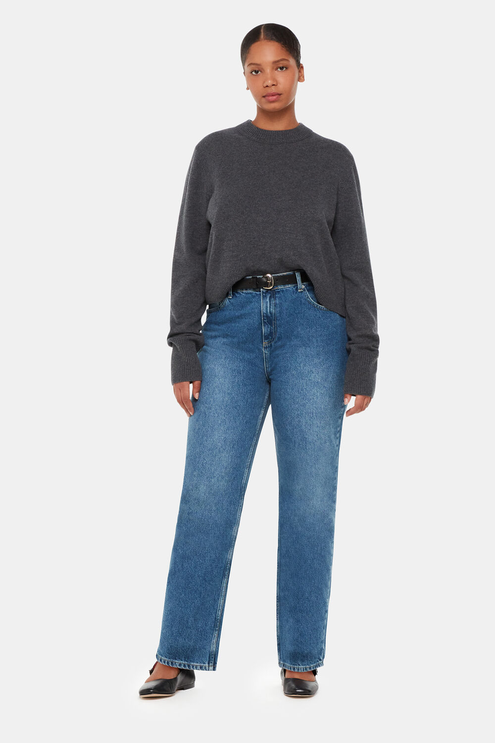 Straight Leg Full Length Jean
